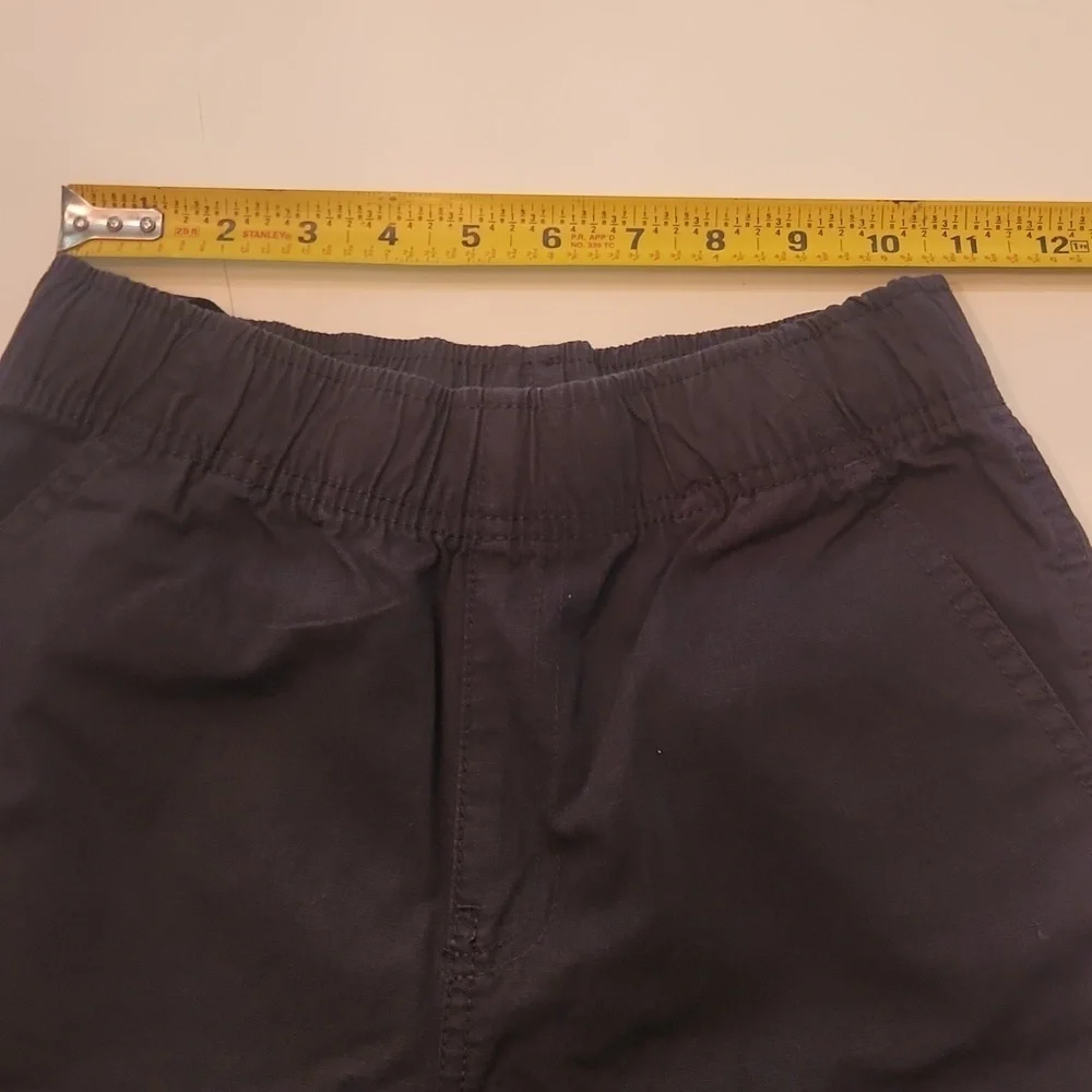 The Children's Place Boys Cargo Shorts Adjustable Waist Black Size 10